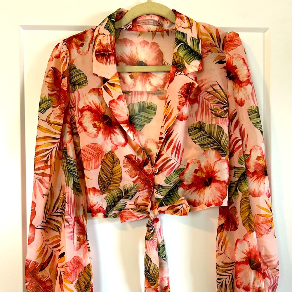 Skylar Rose Floral Tropical Set 🌺 Like New 🤙 Boho